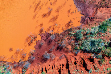 Small lake in outback Australia