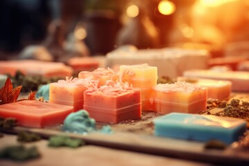 Soap crafting background