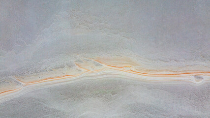 Salt and water in Lake Eyre