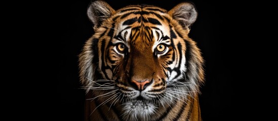 Zoo tiger portrait