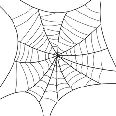 Obraz premium Halloween Spider Web