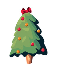 christmas tree and balls