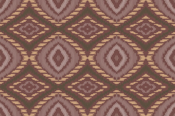 Ikat Damask Embroidery Background. Ikat Seamless Geometric Ethnic Oriental Pattern Traditional. Ikat Aztec Style Abstract Design for Print Texture,fabric,saree,sari,carpet.