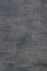 reverse side of blue denim jeans texture