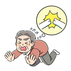 Obraz premium 高齢者 骨折