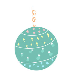 cake with candles christmas decor ball