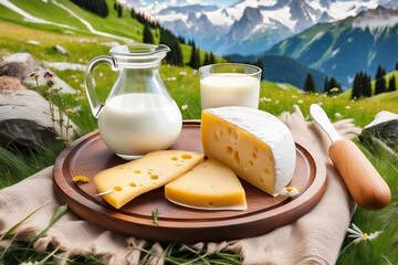 cheese and milk