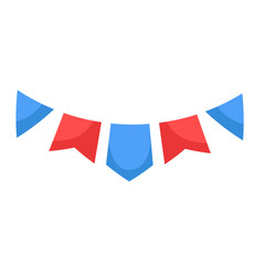 Obraz premium Illustration of Flag Party