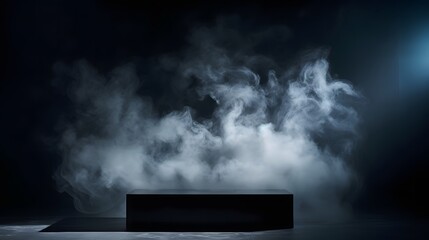 smoke background for product presentation