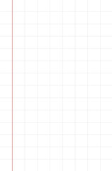 Digital png illustration of page from notebook on transparent background