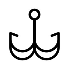 Hook Icon Vector Symbol Design Illustration