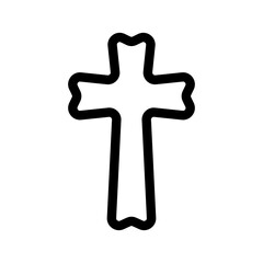 Cross Icon Vector Symbol Design Illustration