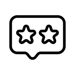 Rating Star Icon Vector Symbol Design Illustration