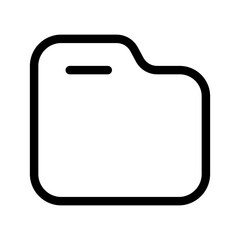 Folder Icon Vector Symbol Design Illustration