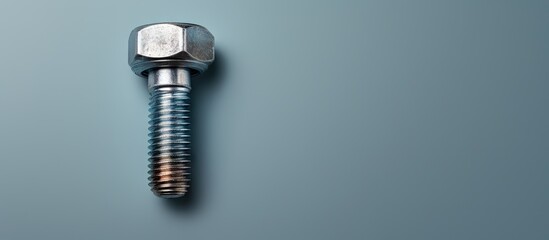 copy space image on isolated background with nuts and bolts