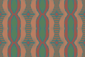 Ikat Paisley Pattern Embroidery Background. Ikat Triangle Geometric Ethnic Oriental Pattern Traditional. Ikat Aztec Style Abstract Design for Print Texture,fabric,saree,sari,carpet.