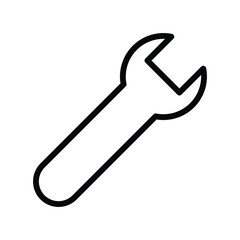 wrench icon design, illustration design