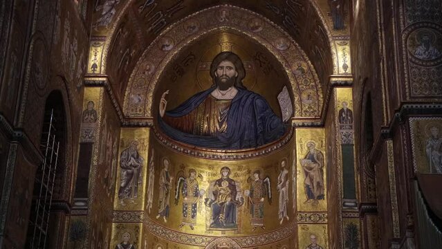 In Palermo is a church with the amazing face of JesusChrist i was shocked