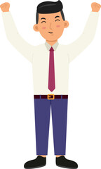 Fototapeta premium Businessman Character illustration