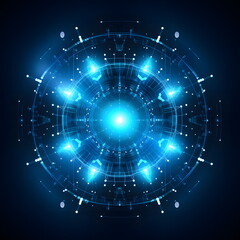Energy Mandala: Radiating Portal - Stargate - Glowing Pathways: Mandala as Gateway to Vital Energy