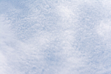 Blue sky with small clouds blackground