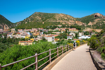 Town of Nebida - Sardinia - Italy