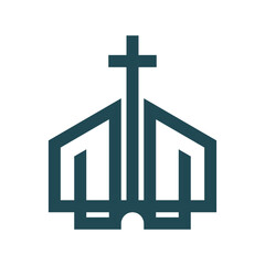 Church logo icon design