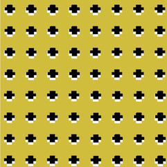 Naklejka premium seamless pattern with puzzle