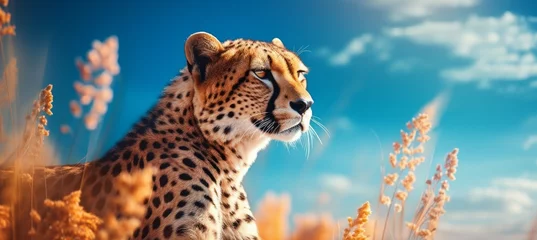 Foto op Plexiglas Cheetah. Generative AI technology. © Hero Design