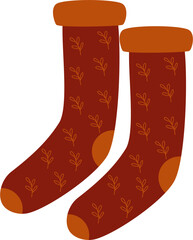 Autumn Socks Illustration