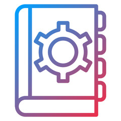 Vector Design Literary Style Icon Style