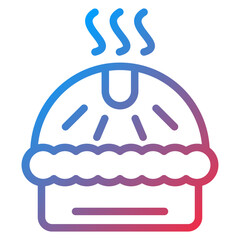 Vector Design Apple Pie Icon Style