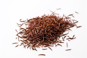 Fototapeta premium jinjunmei black tea leaves on a white surface