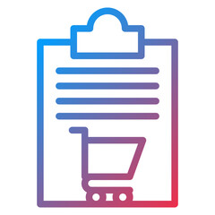 Vector Design Cart Registration Icon Style