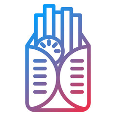 Vector Design Gyro Icon Style