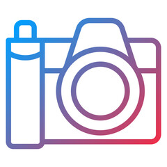 Vector Design Dslr Camera Icon Style