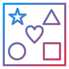 Vector Design Shape Toy Icon Style