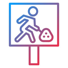 Vector Design Roadworks Icon Style