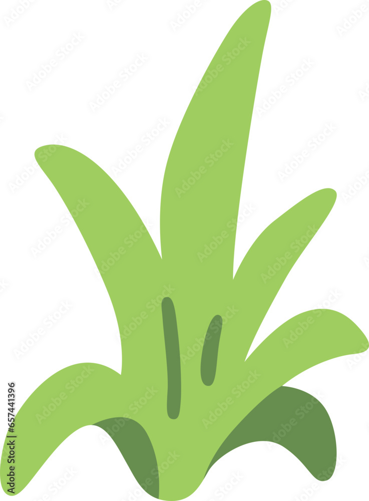 Wall mural grass icon illustration 2