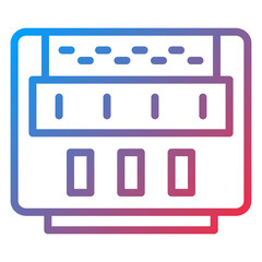 Vector Design Taxi Meter Icon Style