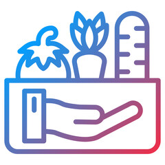 Vector Design Food Donation Icon Style