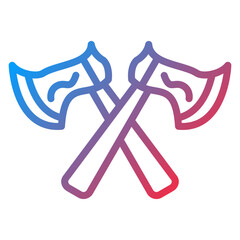 Vector Design Axe Icon Style