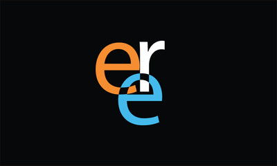 ERE Initial letter logo