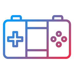 Vector Design Console Game Icon Style