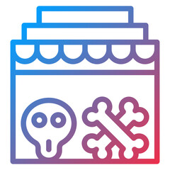 Vector Design Dead Stock Icon Style