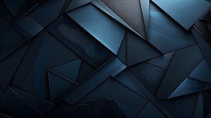Luxurious Dark Blue 3D Textured Background - obrazy, fototapety, plakaty