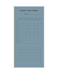 Minimalist planner pages templates. Organizer page, diary and daily control book. Life planners, weekly and days organizers or office schedule list. Graphic organization paper vector set.