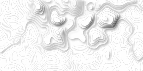 Background lines Topographic map. Geographic mountain relief. Abstract lines background. Contour maps. Vector illustration, Topo contour map on white background, Topographic contour lines.