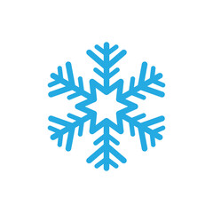 Snowflakes icon and symbol ilustration