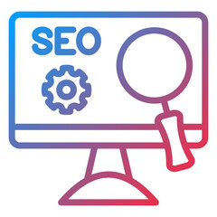 Search Engine Optimisation Icon Style